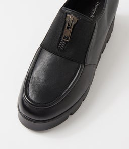 RENSI DJ BLACK NATURAL&BLACK LEATHER SOLE