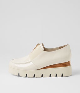 RENSI DJ IVORY NATURAL&IVORY PATENT SOLE