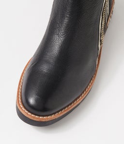 RHAIN DJ BLACK ZEBRA METALLIC LEATHER MULTI
