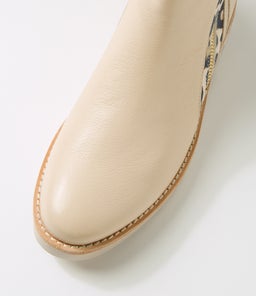 RHAIN DJ VANILLA VANILLA LEOPARD LEATHER SUEDE