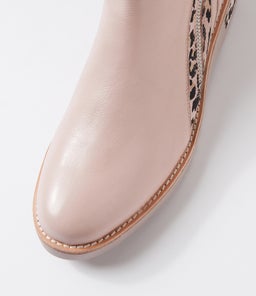 RHAIN DJ NEW PINK PINK LEOPARD LEATHER SUEDE
