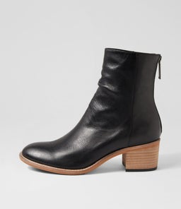 RANSI DJ BLACK NATURAL HEEL LEATHER