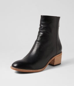 RANSI DJ BLACK NATURAL HEEL LEATHER