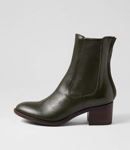 RULE DJ OLIVE LEATHER