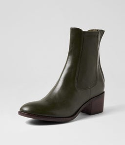 RULE DJ OLIVE LEATHER