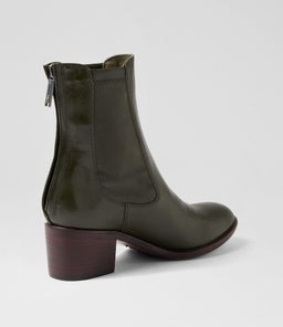 RULE DJ OLIVE LEATHER