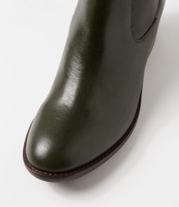 RULE DJ OLIVE LEATHER