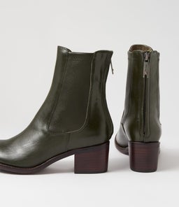 RULE DJ OLIVE LEATHER