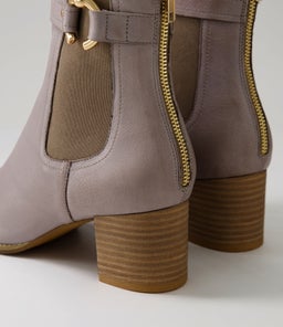 SHOLTO DJ SMOKE NATURAL HEEL LEATHER