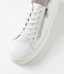 SHIONS DJ WHITE WHITE SOLE LEATHER