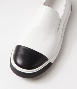 THERILLY DJ BLACK WHITE LEATHER