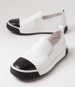 THERILLY DJ BLACK WHITE LEATHER