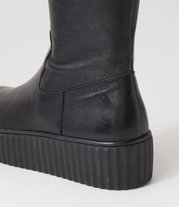 UDID DJ BLACK BLACK SOLE LEATHER