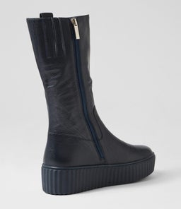 UDID DJ NAVY NAVY SOLE LEATHER