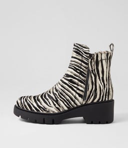UMEE DJ ZEBRA METAL BLACK SOLE PONY