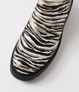 UMEE DJ ZEBRA METAL BLACK SOLE PONY