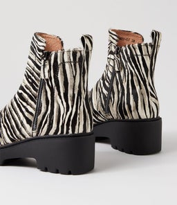 UMEE DJ ZEBRA METAL BLACK SOLE PONY