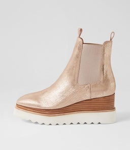 WINGATE DJ PLATINO NAT&WHITE CUT LEATHER SOLE