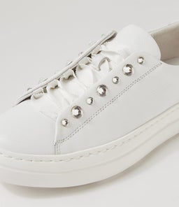 WILKES DJ WHITE WHITE SOLE LEATHER