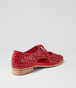 AMRITA DJ RED LEATHER