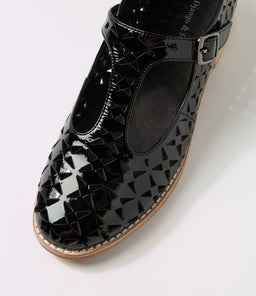 ALTHEO DJ BLACK PATENT LEATHER