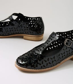 ALTHEO DJ BLACK PATENT LEATHER