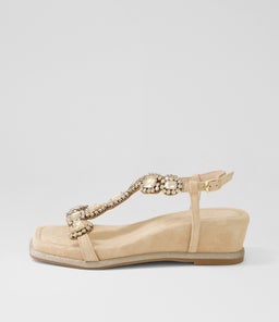 AREZZO DJ LATTE SUEDE JEWELS