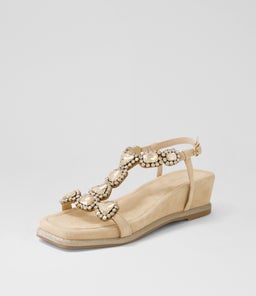 AREZZO DJ LATTE SUEDE JEWELS