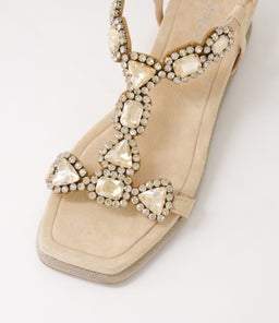 AREZZO DJ LATTE SUEDE JEWELS