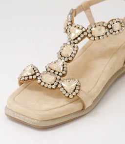 AREZZO DJ LATTE SUEDE JEWELS
