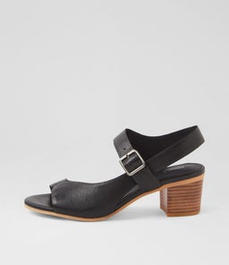 BUFFALO DJ BLACK NATURAL HEEL LEATHER