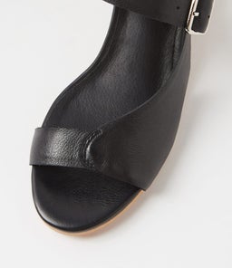 BUFFALO DJ BLACK NATURAL HEEL LEATHER