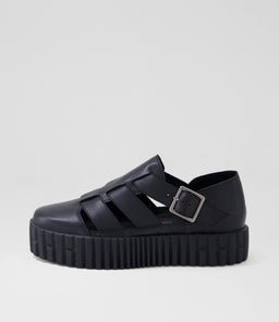 BRISTOLS DJ BLACK BLACK SOLE LEATHER