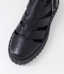 BRISTOLS DJ BLACK BLACK SOLE LEATHER