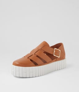 BRISTOLS DJ DK TAN WHITE SOLE LEATHER