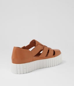 BRISTOLS DJ DK TAN WHITE SOLE LEATHER