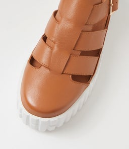 BRISTOLS DJ DK TAN WHITE SOLE LEATHER