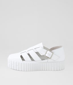 BRISTOLS DJ WHITE WHITE SOLE LEATHER