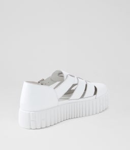 BRISTOLS DJ WHITE WHITE SOLE LEATHER