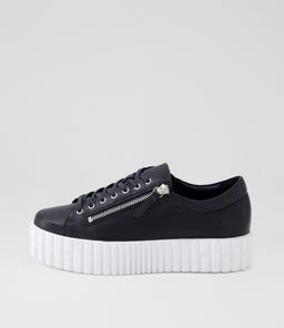 BONGOE DJ BLACK WHITE SOLE LEATHER