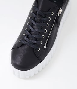BONGOE DJ BLACK WHITE SOLE LEATHER