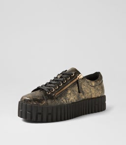 BONGOE DJ BLACK&GOLD METAL LEATHER