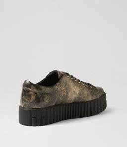 BONGOE DJ BLACK&GOLD METAL LEATHER