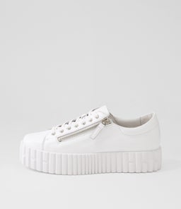 BONGOE DJ WHITE WHITE SOLE LEATHER