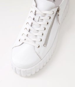 BONGOE DJ WHITE WHITE SOLE LEATHER