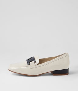 BELFORD DJ IVORY NAVY PATENT LEATHER