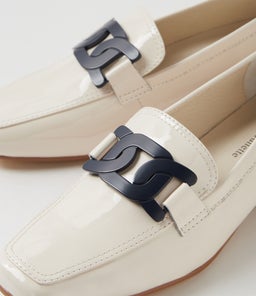 BELFORD DJ IVORY NAVY PATENT LEATHER