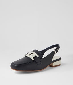 BOSSYS DJ NAVY IVORY LEATHER