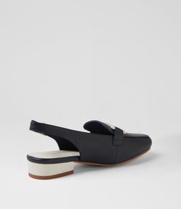 BOSSYS DJ NAVY IVORY LEATHER