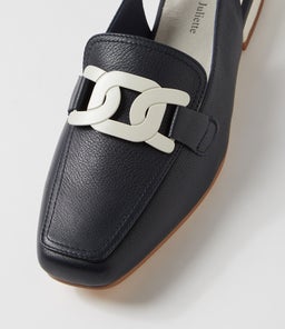 BOSSYS DJ NAVY IVORY LEATHER